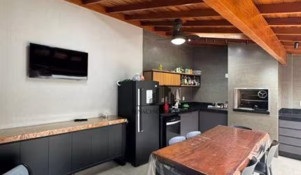 Lindo Sobrado com Espaço gourmet nos fundos no Condomínio Residencial Spazio Beach em Americana/SP