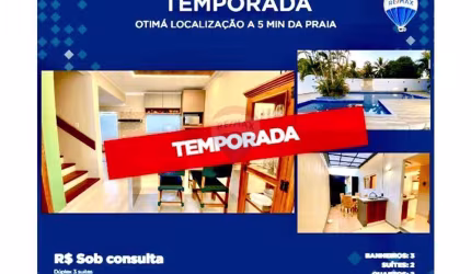 'Refúgio Perfeito: Duplex Mobiliado em Coroa Vermelha'