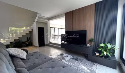 Exuberante Sobrado Alto Padrão Condomínio Villa D'aquila.
