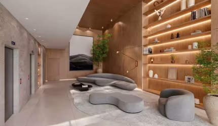Apartamento na planta tipo 03 com 04 suítes e 04 vagas de garagem na Meia Praia em Itapema
