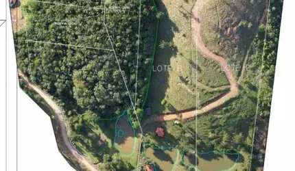 Sítio com 65.586m2, chalés, tanques de tilápia e salão de festas no Bairro Cedro - Camboriú