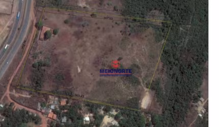 Área à venda, 62875 m² por R$ 17.100.000,00 - Tibiri - São Luís/MA