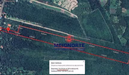 Área à venda, 100000 m² por R$ 2.400.000,00 - Iguaíba - Paço do Lumiar/MA