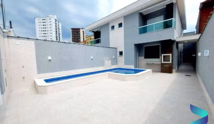 Sobrado à venda, 135 m² por R$ 1.100.000,00 - Tupi - Praia Grande/SP