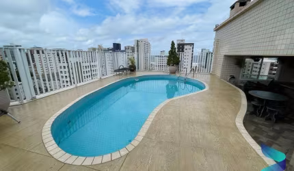 Cobertura com 4 dormitórios à venda, 328 m² por R$ 2.800.000,00 - Vila Guilhermina - Praia Grande/SP