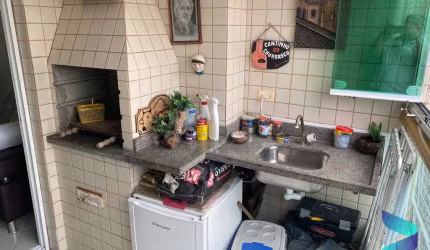Maravilhoso Apartamento com Sacada  Gourmet  com Vista  Mar
