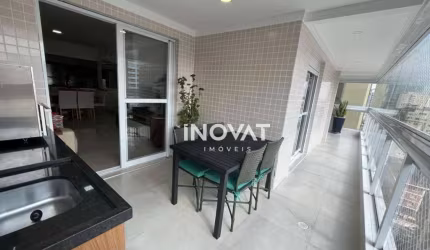 Apartamento com 3 dormitórios à venda, 127 m² por R$ 1.300.000,00 - Canto do Forte - Praia Grande/SP