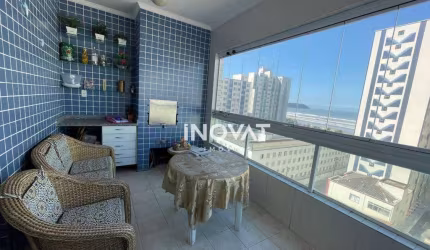 Apartamento com 3 dormitórios à venda, 101 m² por R$ 800.000,00 - Vila Guilhermina - Praia Grande/SP