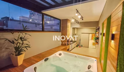 Cobertura com 3 dormitórios à venda, 158 m² por R$ 1.810.000,00 - Pompéia - Santos/SP