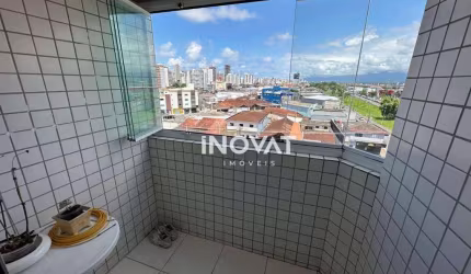 Apartamento com 2 dormitórios à venda, 69 m² por R$ 350.000,00 - Vila Guilhermina - Praia Grande/SP