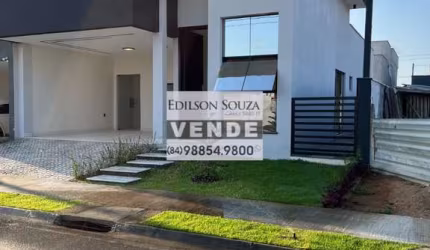 Casa em condomínio fechado com 3 quartos à venda no Cajupiranga, Parnamirim , 122 m2 por R$ 579.900