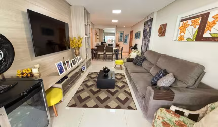 Incrível apartamento Alto padrão no Canto do Forte de 3 suítes - 2 vagas garagem