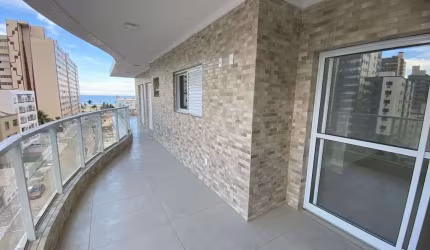 Apartamento na Guilhermina - 03 suítes - FRENTE RUA e VISTA MAR !