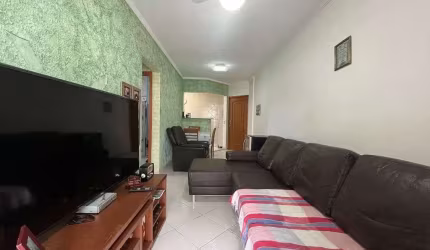 Apartamento Mobiliado de 2 Dorms, Suíte, Varanda Gourmet e Vista para o Mar!