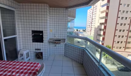 Apartamento 02 Dormitórios vista mar na Vila Guilhermina.