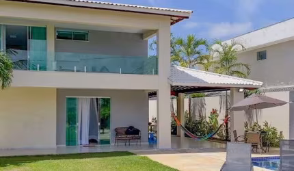CASA LUXUOSA - 4 SUÍTES - GUARAJUBA