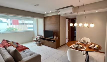 Lindo apartamento de 2/4, finamente decorado com 2 vagas na Pituba