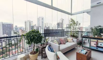 Apartamento Duplex com 3 dormitórios à venda, 225 m² por R$ 3.500.000,00 - Brooklin - São Paulo/SP