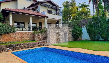 Casa para venda alto padrão com 4 quartos sendo 2 suítes, 1 térrea,  no condomínio Arboreto dos Jequitibás (Sousas) - Campinas/SP