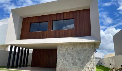 Oportunidade Casa 4/4 Suítes | Alphaville Litoral Norte 2 | Contemporânea!