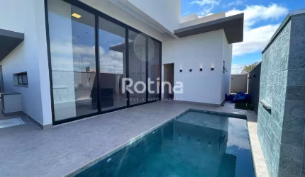 Casa Condomínio Fechado à venda, 3 quartos, Cond. Gsp Arts - Uberlândia/MG - Rotina Imobiliária