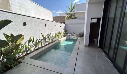 Casa Condomínio Fechado à venda, 3 quartos, Cond. Gsp Arts - Uberlândia/MG - Rotina Imobiliária