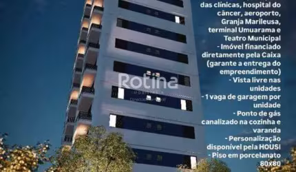 Flat à venda, 1 quarto, Umuarama - Uberlândia/MG - Rotina Imobiliária