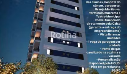 Flat à venda, 1 quarto, Umuarama - Uberlândia/MG - Rotina Imobiliária