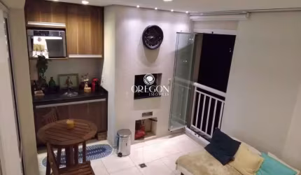 Apartamento no Aquarius com 77 metros, 2 dorm, varanda gourmet e lazer completo