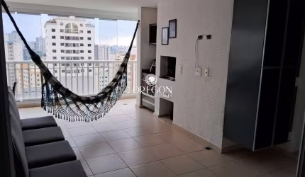 Apartamento no Aquarius com 125m, 4 dorm, varanda gourmet e lazer completo