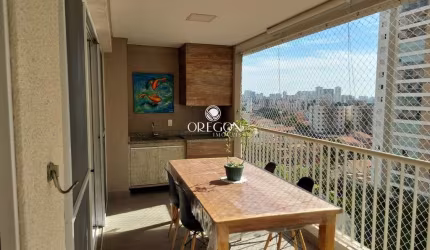 Apartamento no Jardim das Industrias com 142m, 3 dorm, varanda gourmet e lazer