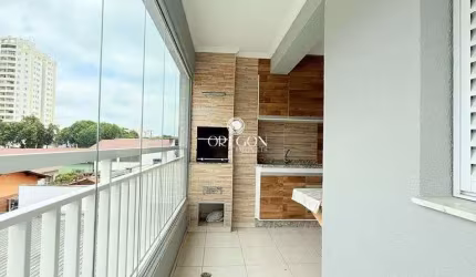 Apartamento no Jardim América,73m, 3 dorm varanda com churrasqueira e piscina