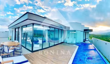 Casa Cinematográfica- Terras da Alvorada- Alto Padrão MOBILIADA com piscina, sauna, 4 suítes sendo, closet, banheira, área gourmet.