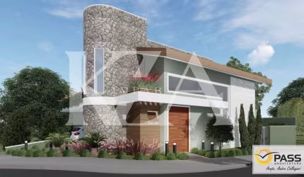 Vendo casa em termino de construção com  254 m² de área construída, linda vista para serra do japi, 3 suítes, painéis solares, piscina c/ cascata.