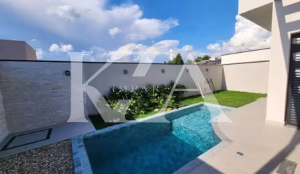 Casa Térrea com piscina no Condomínio Residencial Pecan, em Itupeva.