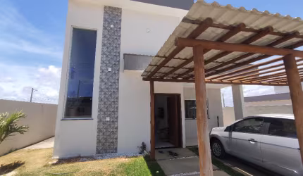 Casa com conceito amplo no Águas do Capivara condomínio bem estruturado em Arembepe