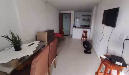Apartamento pé na areia bem ventilado em Stella Maris