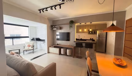 Apartamento para locação no Forte - 2 dormitórios, mobiliado e decorado.