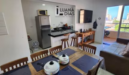 Apartamento para locação na Aviação - 2 dormitórios, mobiliado e vista mar.