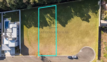Terreno em condomínio fechado à venda na Rua Gerd Claassen, 679, Santa Felicidade, Curitiba, 741 m2 por R$ 1.200.000