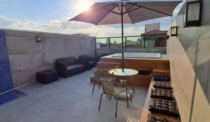 Cobertura com 2 dormitórios à venda, 150 m² por R$ 895.000,00 - Vila Valparaíso - Santo André/SP