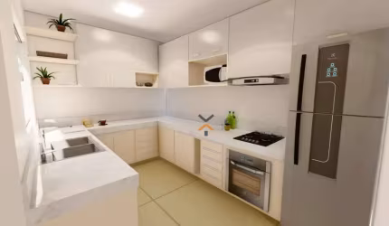 Apartamento com 2 dormitórios à venda, 58 m² por R$ 357.200,00 - Parque das Nações - Santo André/SP
