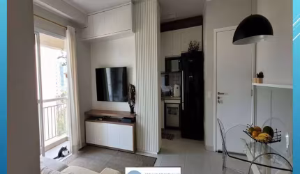 ✅ Apartamento com 1 dormitório , varanda  Cond. Hit Alphaville