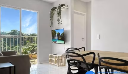 ✅ Apartamento com 2 dormitórios, varanda Cond. Reserva Paiquerê - Cotia