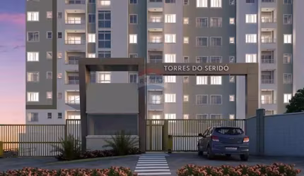 Lançamento/Novo ZS - Vendo Apartamento 2/4 no Condomínio Torres do Seridó Nova Parnamirim (Aceita Financiamento)