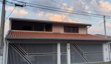 Imperdível sobrado à venda em Hortolândia-SP, Jardim Santa Izabel: 5 quartos, 2 suítes, 1 sala, 3 banheiros, 3 vagas, 300m².