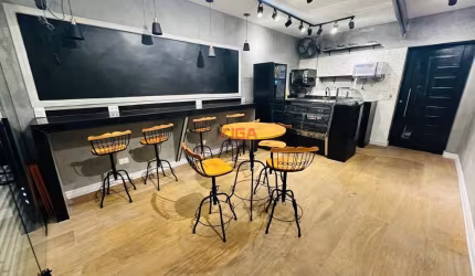 Ponto comercial pronto para um café
