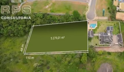 Terreno à venda no Condomínio Panorama, dentro da cidade de Atibaia, com 5279m², em localização privilegiada!