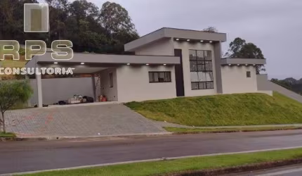 Casa em Condomínio Quintas da Boa Vista-Atibaia, excelente padrão, térrea, destaque do projeto pela modernidade de materiais.