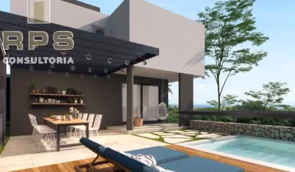 Casa à venda - Condomínio Fechado - La Reserva II - Casa com área construída de 137 m² 03 suites , lavabo, home office, espaço gourmet